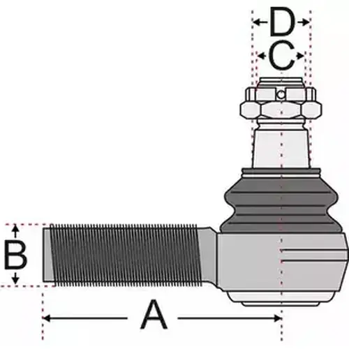 Рулевой наконечник JURATEK JSS2503A