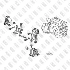 Подушка крепления двигателя FIXAR FL0295
