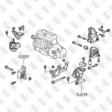 Подушка крепления двигателя FIXAR FL0297