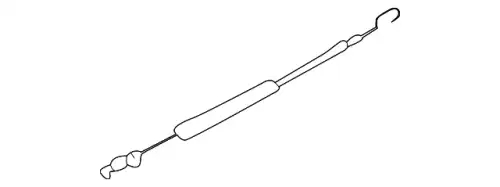 (8 гр.), (AUDI), Гибкая тяга 4B0837085 VAG