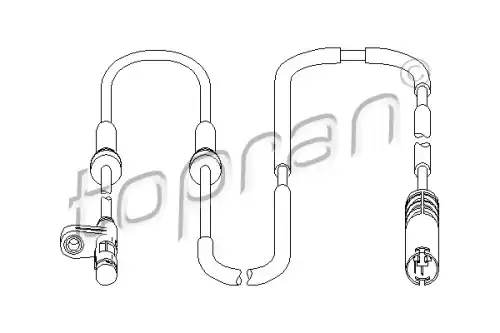 Датчик ABS HANS PRIES 501459