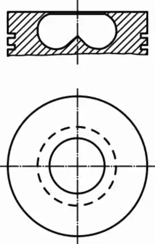 ПОРШНЕКОМПЛЕКТ 008 36 00 MAHLE