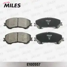 Тормозные колодки дисковые передняя ось MILES E100557