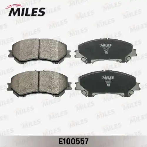Тормозные колодки дисковые передняя ось MILES E100557