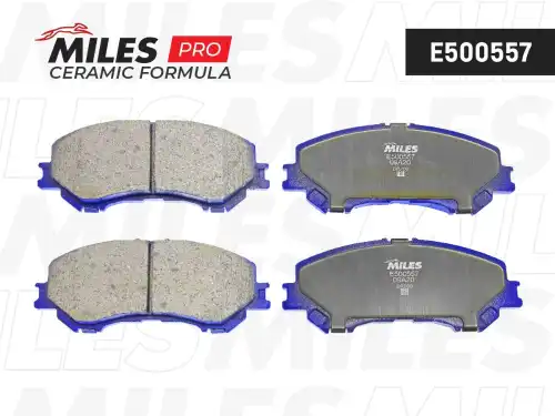 Тормозные колодки дисковые передняя ось MILES E500557