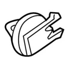 RETAINER,F/FDR PAINT PROTR(FITS 8.5MM HOLE)(12.182) 11611375 CHEVROLET