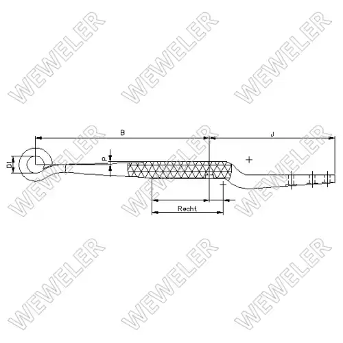 Полурессора F179Z244ZA75 WEWELER