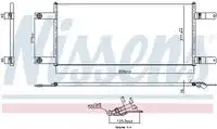 Радиатор кондиционера (конденсатор) NISSENS 941155