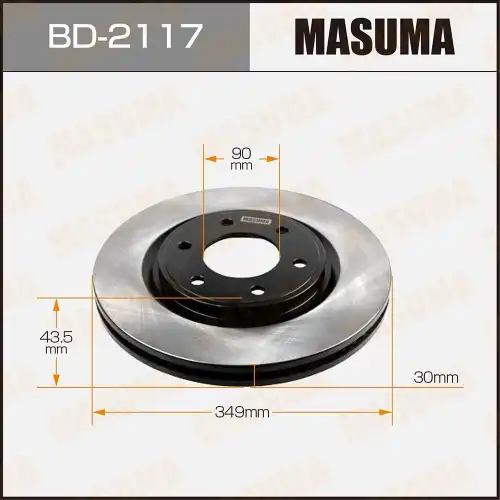 Тормозной диск MASUMA BD-2117