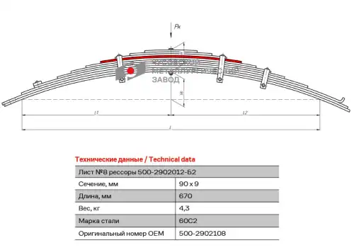 Лист №8 500-2902108 ЧУСОВСКАЯ РЕССОРА