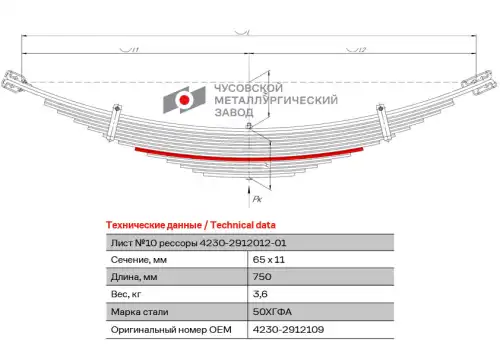 Лист №9 4230-2912109 ЧУСОВСКАЯ РЕССОРА