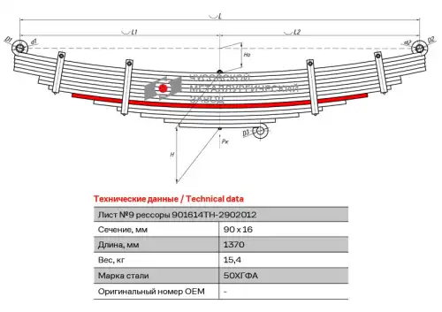 Лист №9 901614TH-2902109 ЧУСОВСКАЯ РЕССОРА