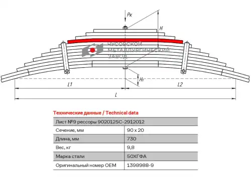 Лист №9 902012SC-2912109 ЧУСОВСКАЯ РЕССОРА