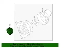 шкив генератора SEAT 022 903 119 D PORSCHE