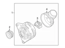 шкив генератора SEAT 022 903 119 D PORSCHE