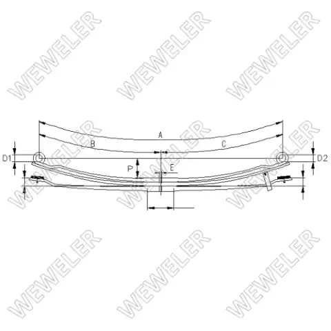 Spring assy . F017T846ZA75 WEWELER