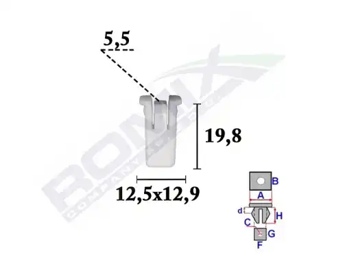 Фиксатор C70339 ROMIX