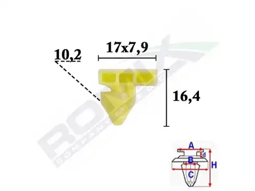 Фиксатор C70589 ROMIX