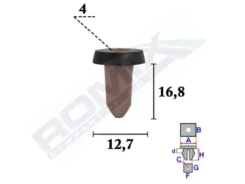 Фиксатор C70601 ROMIX