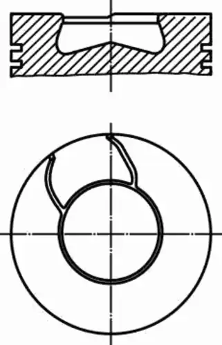 ПОРШНЕКОМПЛЕКТ 008 41 00 MAHLE