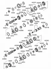 Шестерня КПП KIA 4327024310
