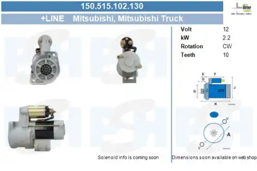 Стартер CV PSH 150.515.102.130