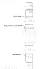 Гофра глушителя TRIALLI EPC 404550-45150 L= d=