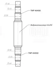 Гофра глушителя TRIALLI EPC 404550-45250 L= d=