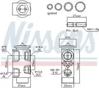 Клапан кондиционера NISSENS 999222