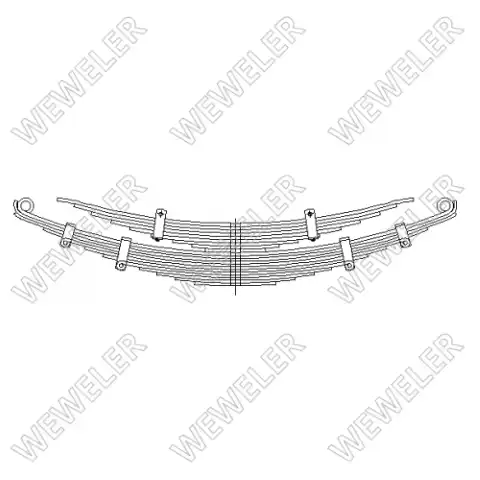 Рессора подвески WEWELER A088T048ZA76