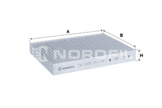 Салонный фильтр NORDFIL CN1167K