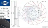 Тормозной диск ROTINGER RT 20374-GL T6