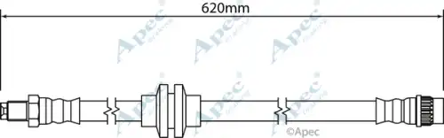Тормозной шланг HOS4313 APEC BRAKING