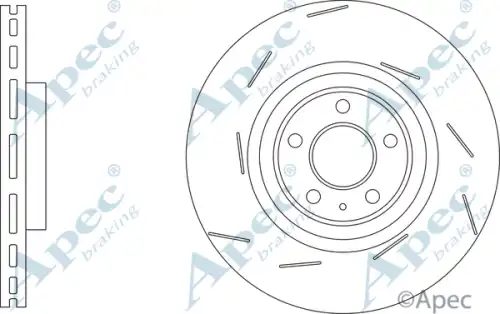 Тормозной диск APEC BRAKING DSK3303