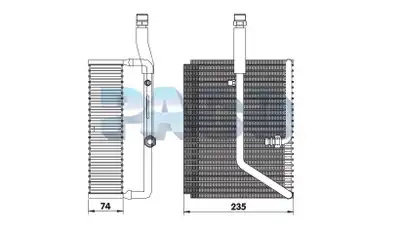 Испаритель, кондиционер EL7011 PACO
