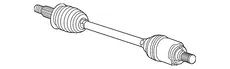 SHAFT,RR WHL DRV(CODE ABJ5) 84173832 BUICK