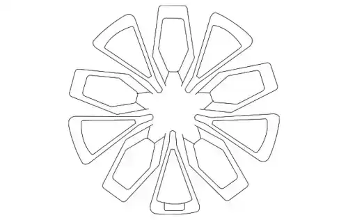 52910P2310 АЛЮМИНИЕВЫЙ КОЛЕСНЫЙ ДИСК MOBIS