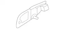 Ручка двери MOBIS 83662T6000