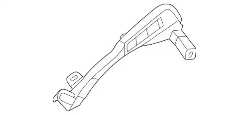 Ручка двери MOBIS 83668T6000