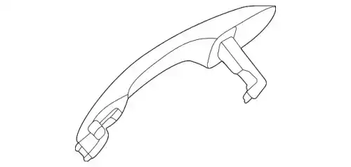 Ручка двери MOBIS 82661T6000