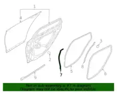 Уплотнитель двери MOBIS 831B0T1000