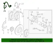 ШЛАНГ ТОРМОЗНОЙ СИСТЕМЫ 58731T1600 MOBIS