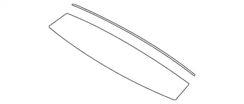 Стекло люка MOBIS 81620T1000