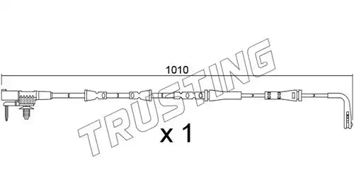 Датчик тормозных колодок TRUSTING SU.397