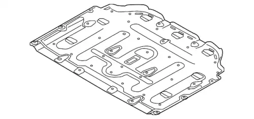 Insulator assy - fender apron, rh 84137G7000 HYUNDAI