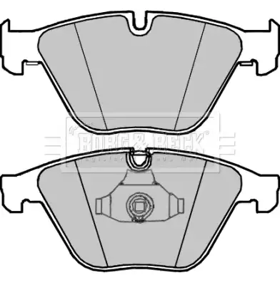 Тормозные колодки дисковые BORG&BECK BBP2338