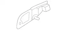 Ручка двери HYUNDAI / KIA 83662T6000