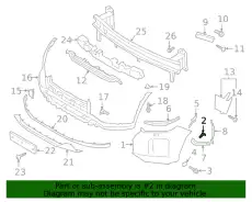КРОНШТЕЙН КРЕПЛЕНИЯ БАМПЕРА 865B1S8010 HYUNDAI