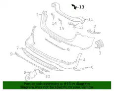 86633S1520 BRACKET-RR BEAM UPR MTG HYUNDAI