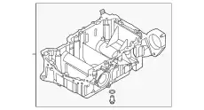 Поддон картера двигателя HYUNDAI / KIA 215203N200